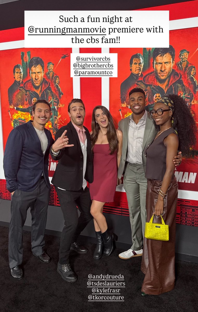 bibigbrother's tweet photo. Survivors + #tuckor at the running man movie premiere 🫶 https://t.co/LS7HLk5akt