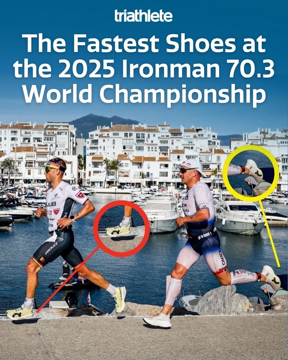 What did the two races at this weekend's Ironman 70.3 World Championship have in common? Top-of-the-line supershoes on the feet of the athletes. bit.ly/3Lx1KkY