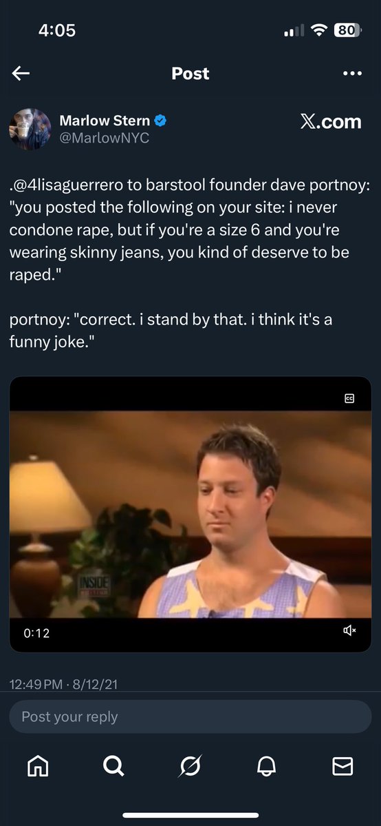 <a href="/TheOnlyDSC/">David Santa Carla 🦇</a> Stay classy Dave!