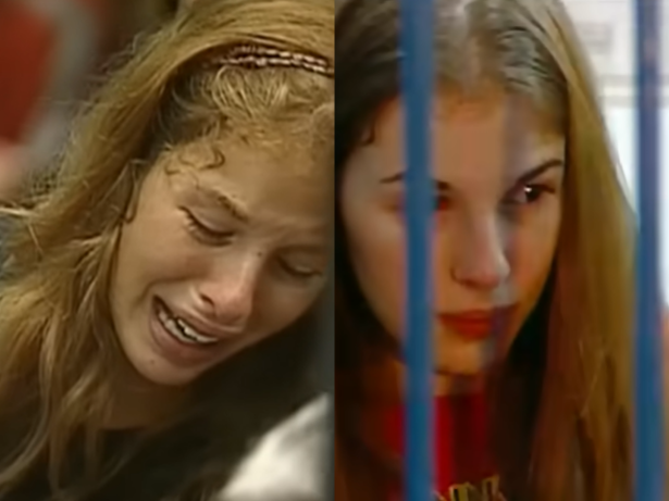 xueglyph's tweet photo. vcs acham que essa mulher, que fingiu chorar em cima dos tumulos dos pais que ela mandou matar, deveria ser ressocializada? pois quem acha pode indo tomar no cu de voces https://t.co/p8iWOtQ3Y4