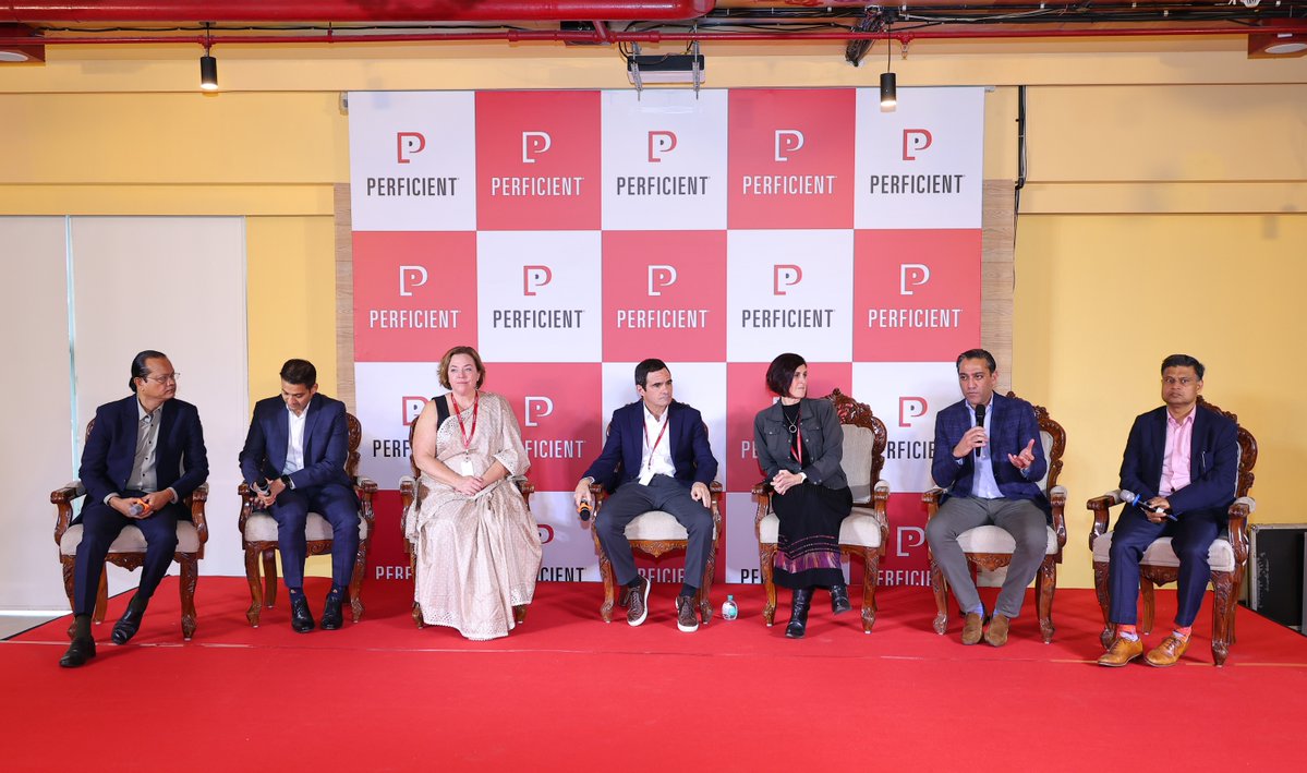 Perficient's tweet image. Perficient India had an inspiring week with our executive leadership team — a celebration of energy, insight, and collaboration! 💫
 
We were honored to host CEO Yusuf Tayob, CBO Mark Bruni, CDO Abhishek Sinha, CFO Rajesh Mehta, CHRO Heather Oxley, and Corporate Consultant Tauni…