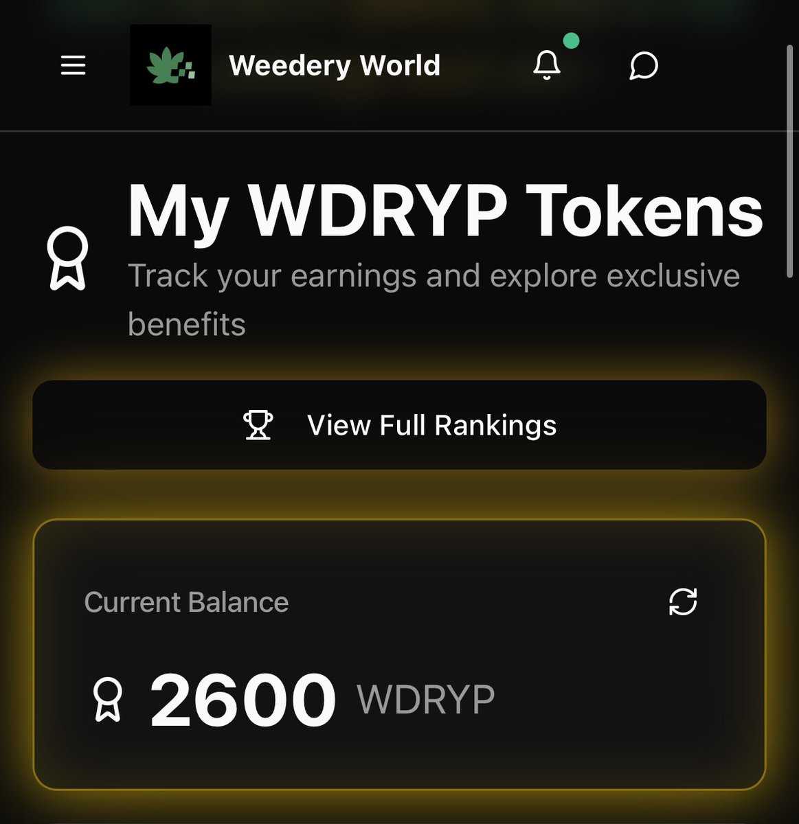 This is for all of you token farmers! 

A campaign built outside of any InfoFi protocol and instead built on <a href="/Weederycom/">Weedery</a> own world 

You can sign up and earn WDRYP tokens by completing quests. Which will later convert to tokens at TGE. 

Can join below.