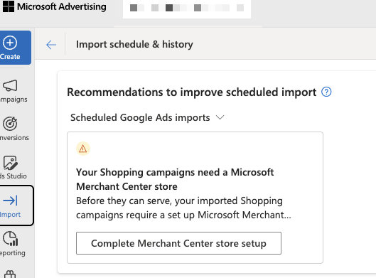 Anyone suddenly getting <a href="/MicrosoftAds/">MicroSoft Ads Center</a> merchant center warnings about a store (that has been working fine) ?   #msads #microsoftads