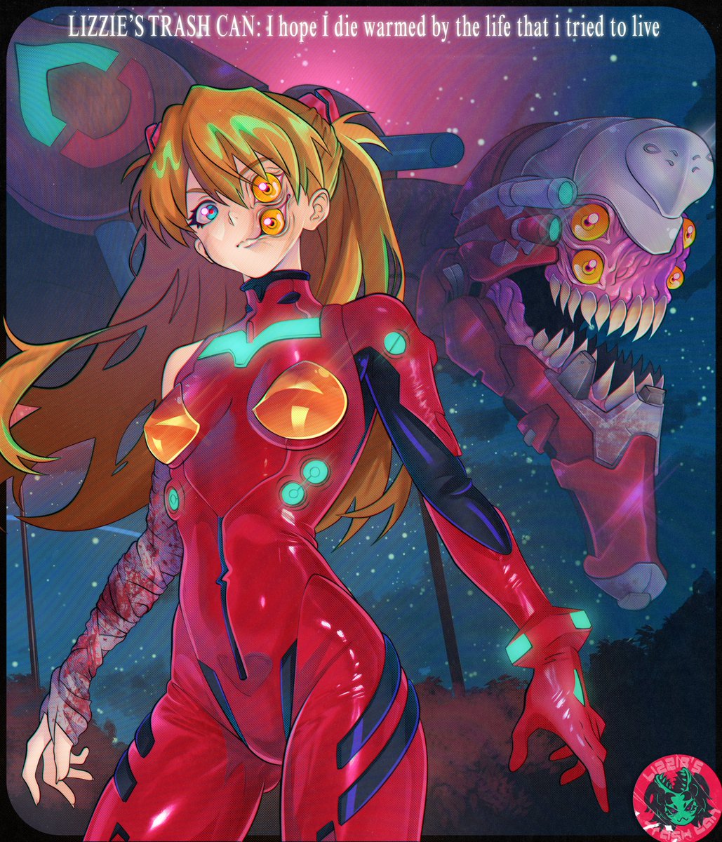 TrashLizzie's tweet photo. Asuka with her EVA 02.
#AsukaLangley  #AsukaLangleySoryu #neongenesisevangelion #EVANGELION https://t.co/wLnnplxTwx