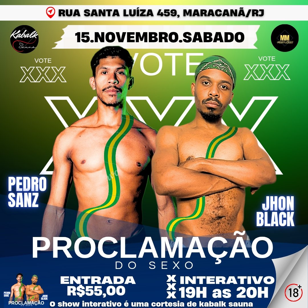 SORTEIO FOTO OFICIAL 🔥
Concorra a uma entrada grátis no evento de sábado 15/11/2025.
Regras:
1- Retweetar essa foto 
2- Curtir a Imagem
3- Seguir o perfil 
<a href="/Kabalksauna69/">Kabalksauna</a>

Resultado do sorteio a partir de 14h de sábado.