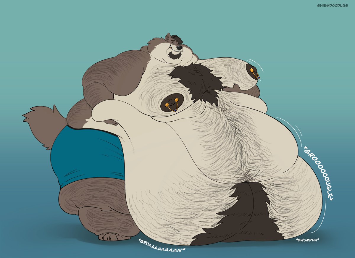 "Look, I know you're already gettin' paid a lot for this bodyguard work, but the money ain't the only perk that comes with it~"

"Just think of this as like uh... Appreciation, heh, yeah! Whaddya say?~"

Protection work is hard, but Joe sure makes it worthwhile~

🎨<a href="/shibadoodles/">bsky.Shibadoodles</a>!