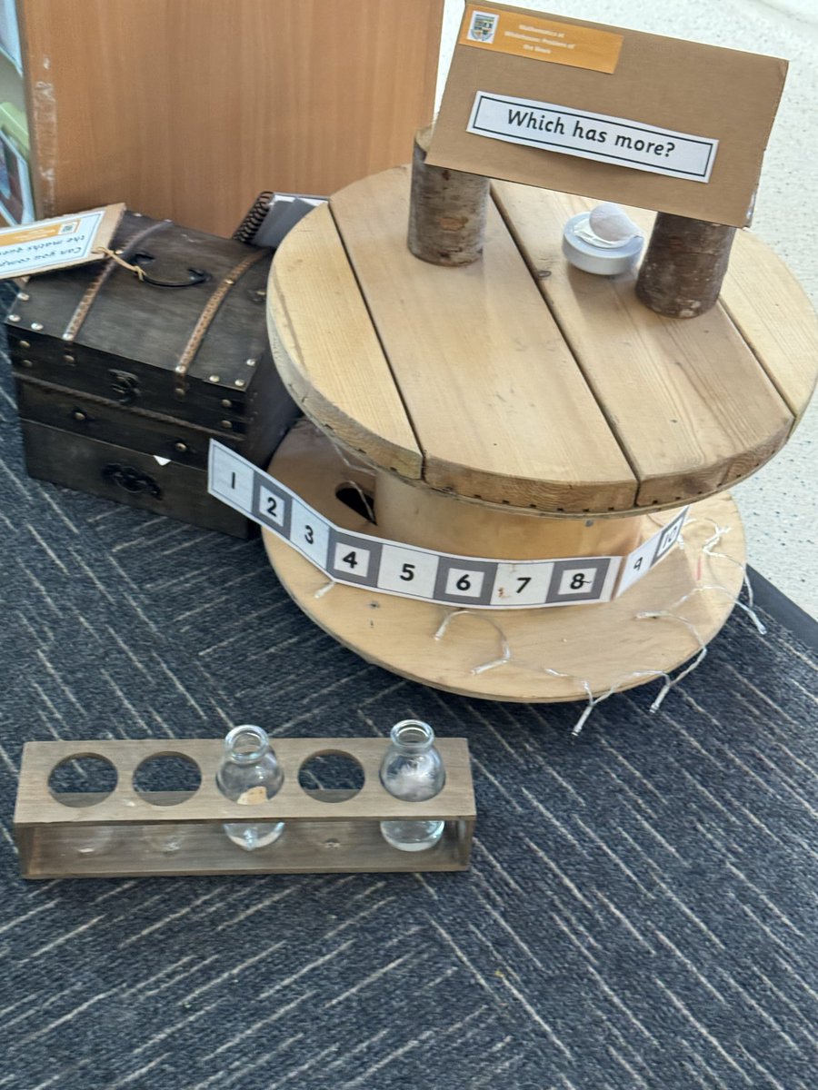 whitehouseps's tweet image. I love walking into EYFS to find one of Reception teaching three friends how to solve the #problemoftheweek #earlymaths #eyfs