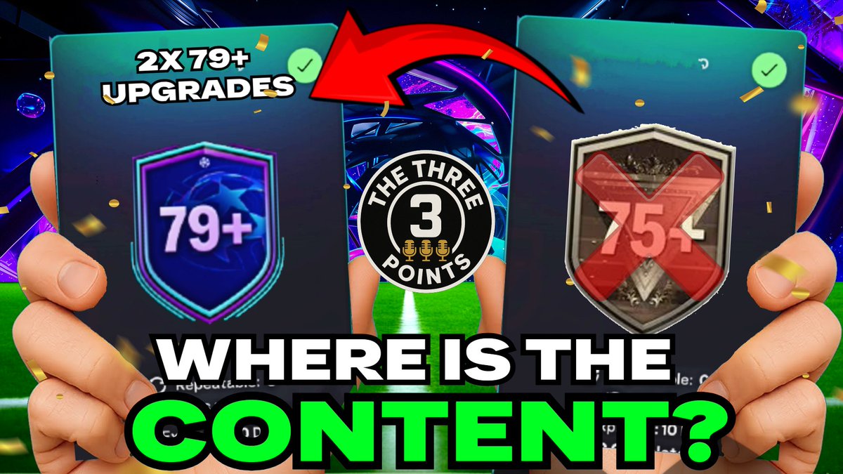 AlexionIQ's tweet image. The 3 Points YT Upload /w @NannikYT @FCPalmer_ 

Content focused video👇
✅NEW Gauntlet
✅Upgrades? @NannikYT area of expertise
✅Content in general...

Watch here➡️youtu.be/b-i9pWbZRfk

Thank you for the CRAZY support so far with our new channel❤️Honestly insane🙏