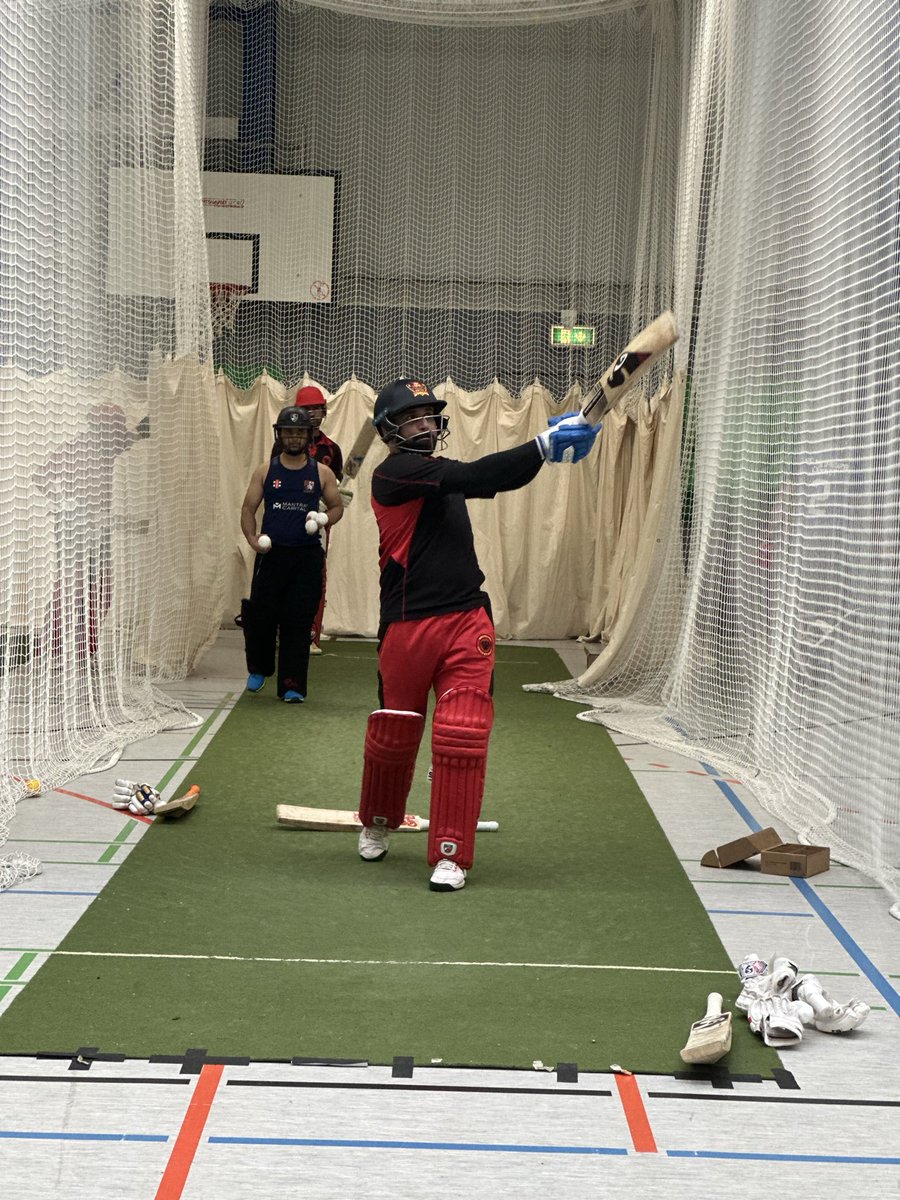 Cricket_Germany's tweet image. Focused. Technical. Driven. 💪
The DCB hosted a National Batting Camp in Krefeld (8–9 Nov) under Head Coach Atiq-uz-Zaman to sharpen players’ batting skills. 🏏🇩🇪 #GermanCricket #DCB