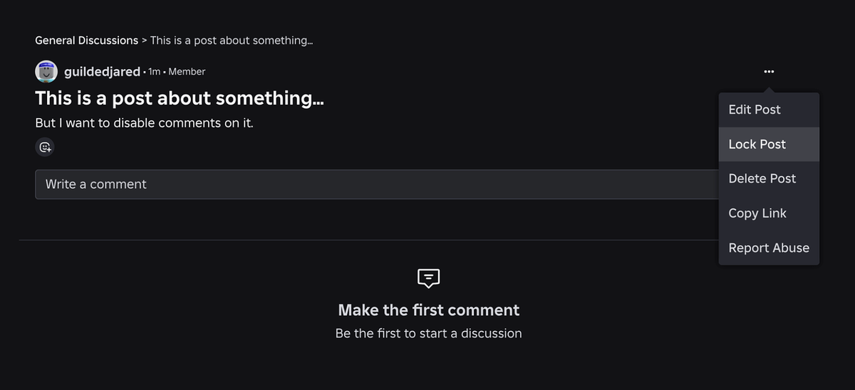 Bloxy_News's tweet image. Roblox is beginning to roll out new features for Communities, including a minimum account age requirement to join, additional category permissions for Forums, locking Forum post replies, and more.

Learn more: devforum.roblox.com/t/introducing-…