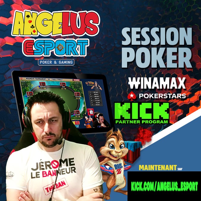 🇫🇷 La session #poker tardive du lundi des pok pok #pokus c'est now sur kick.com/angelus_esport :D 🇫🇷