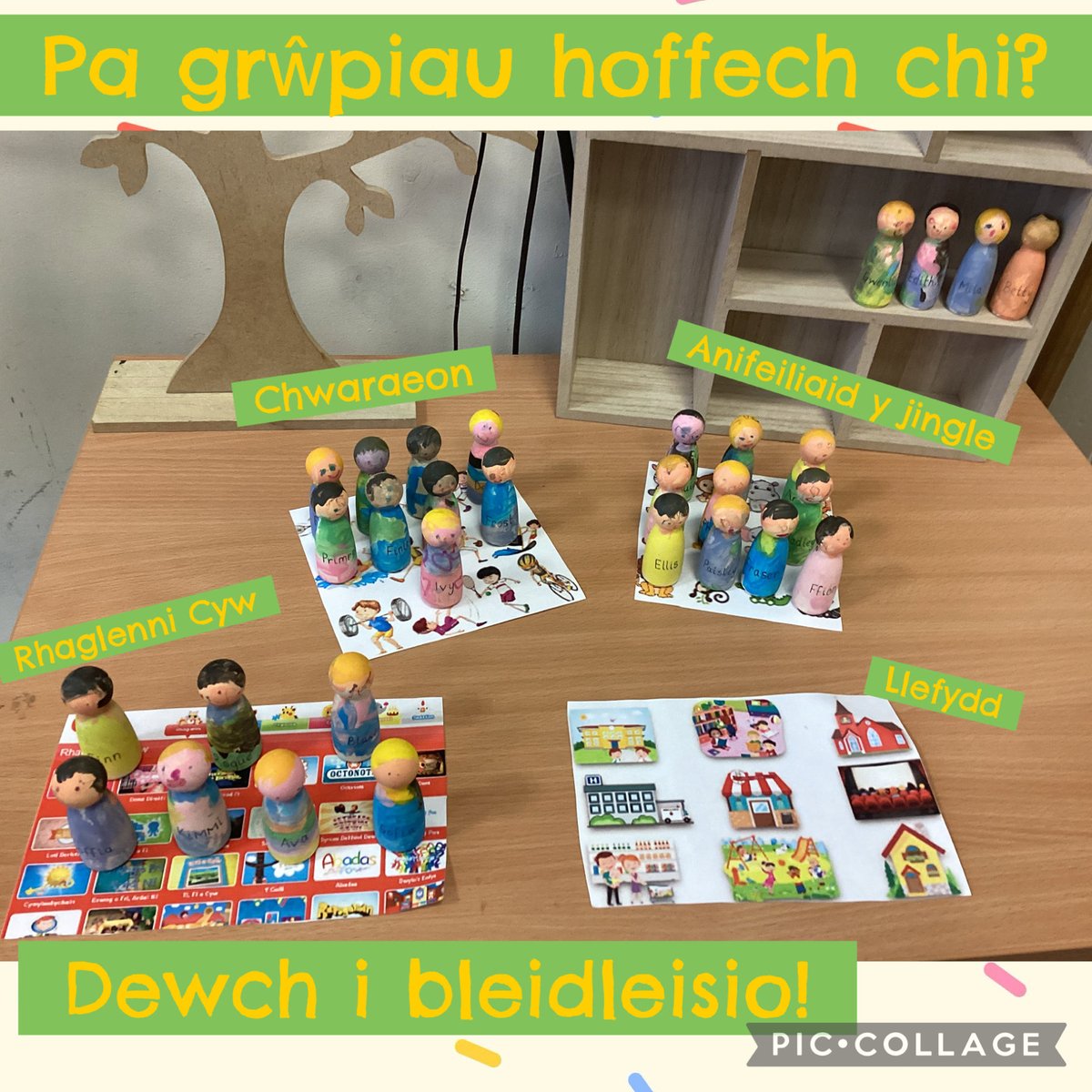 Pleidleisio ar grŵpiau’r Dosbarth ~ Voting what we would like our class groups to be!
#IechydaLlesYCS