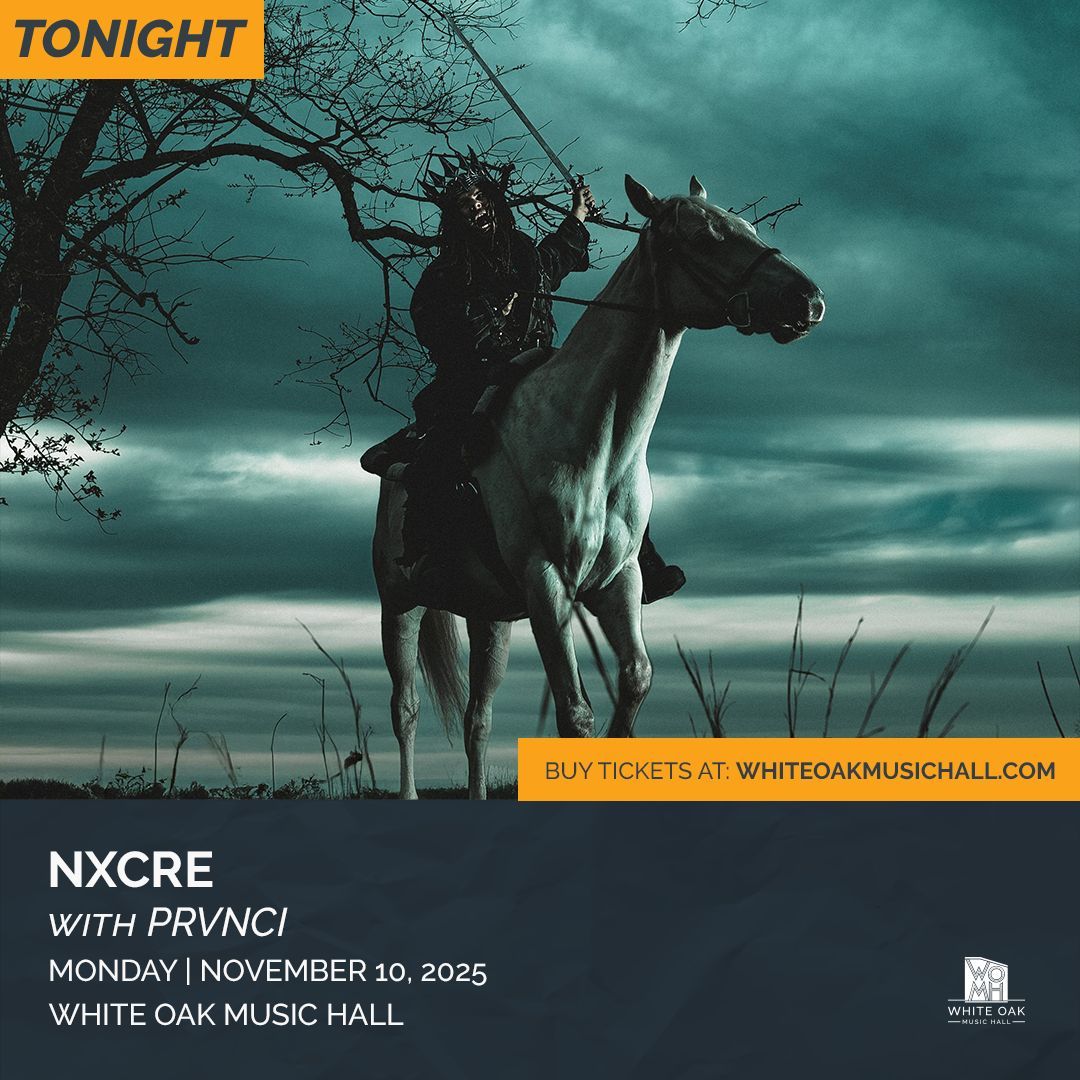 🤘 TONIGHT 🤘 <a href="/NXCRE/">NXCRE</a> is taking over the Upstairs stage with support from <a href="/Prvnci_/">Magelias Kristofer ♔</a>!

Doors at 7pm, get your last min tix here: buff.ly/ZCYiXPR 🎟️