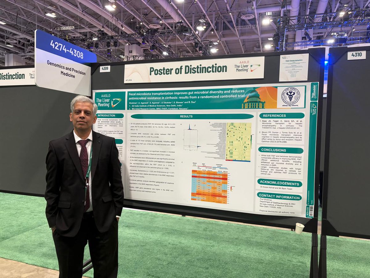 drshalimar's tweet image. #AASLD #tlm2025
With talented young members of the team and colleagues 
@aiims_newdelhi