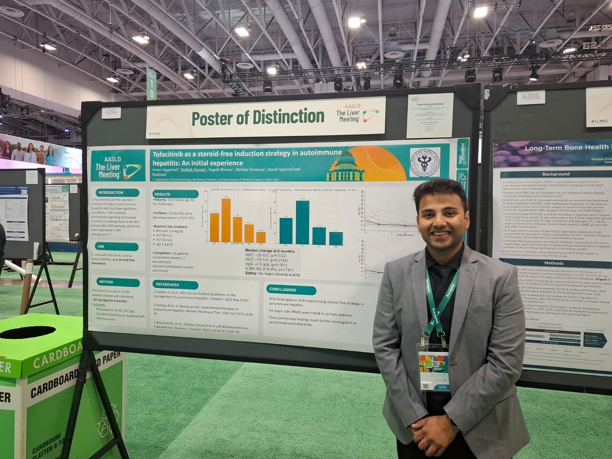 drshalimar's tweet image. #AASLD #tlm2025
With talented young members of the team and colleagues 
@aiims_newdelhi