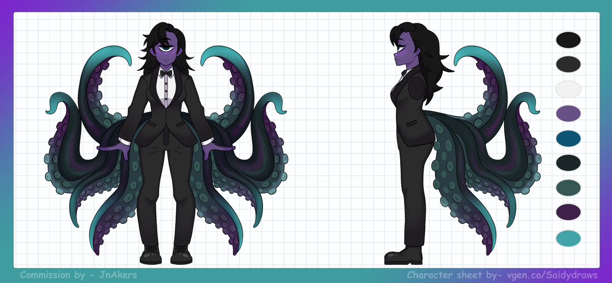 Saidydraws's tweet image. ✦Character Reference Sheets✦
✨Commission for  @JnAkers✨

Commissions OPEN - vgen.co/Saidydraws

#VGenComm #VGenOpen #referencesheet  #oc #charactersheet #art #octopus #VGen #oc