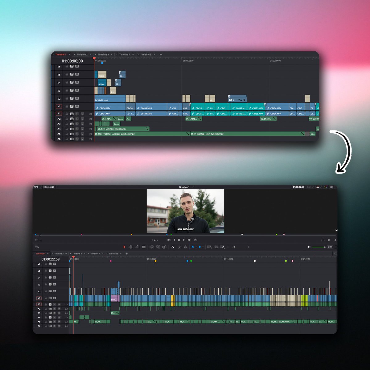 vladuteditorul's tweet photo. Simple edit today, my client went to some fast-foods.

Basically I build vlogs using a good intro hook, storytelling and good visual assets.

Edited in: 6 hours
Result: 24:42 Minutes https://t.co/86HdaJArWv