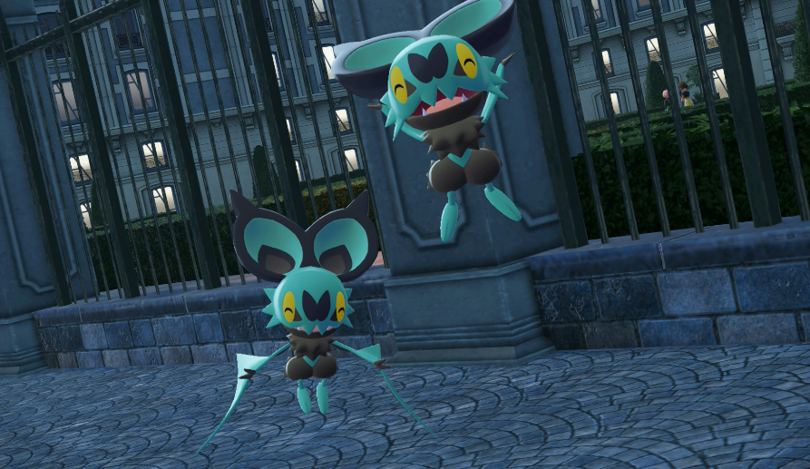 just two teal flying beans