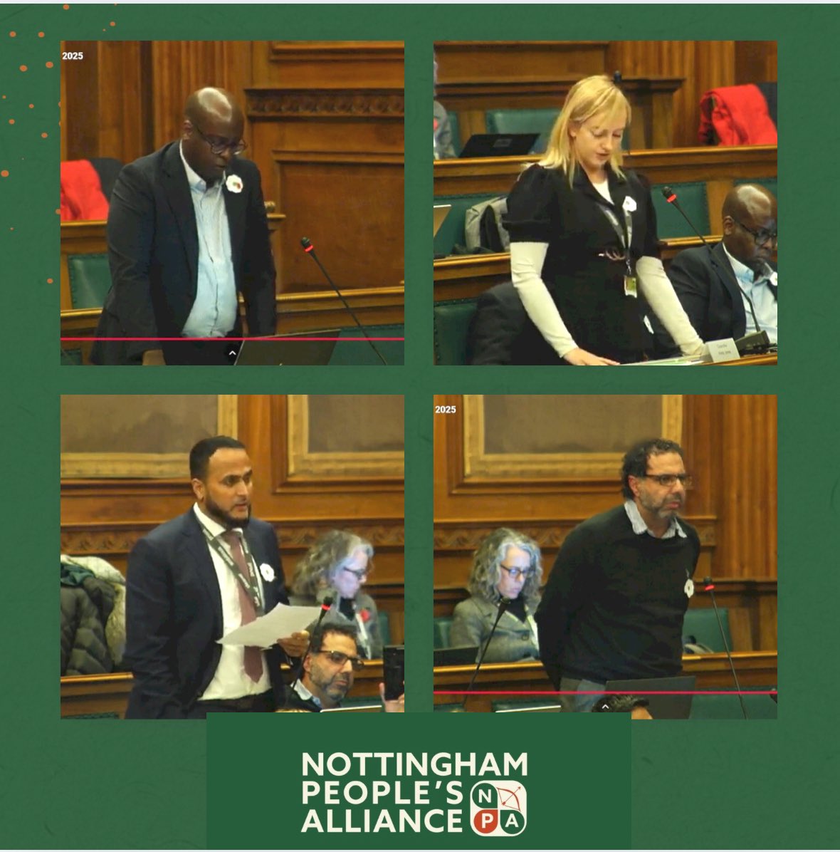 Now free to speak on the <a href="/PSCupdates/">Palestine Solidarity Campaign</a> inspired  Boycott, Divestment and Sanction motion at full council tonight 

“Not in our name - a line has to be drawn. The Labour Party have failed the Palestinian people” 

“This is genocide yesterday, today and tomorrow”