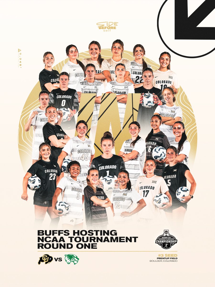 CUBuffsSoccer's tweet image. Home-field advantage secured 🏠

#SideBeforeSelf // #GoBuffs