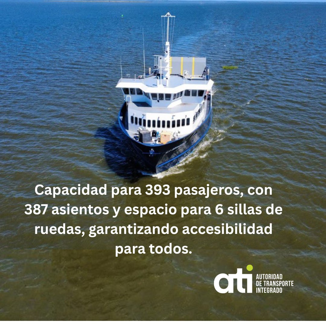 ATIDTOP's tweet image. ¡Bienvenida a Puerto Rico, La Borinqueña!

Esta nueva embarcación marca un paso histórico para conectar a Vieques, Culebra y con la isla grande de forma más eficiente. 393 pasajeros, 387 asientos, espacio para sillas de ruedas, y cubierta para carga de 3000 pies.