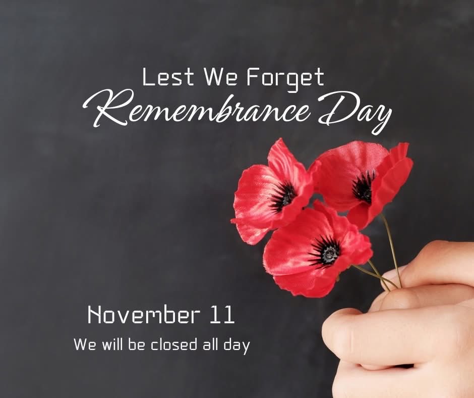 RdChristmas's tweet photo. The Red Deer Christmas Bureau Society will be closed all day in Remembrance of all who fought for our freedom. We will reopen Wednesday November 12 at 9 am. https://t.co/CAuRNhaOAO