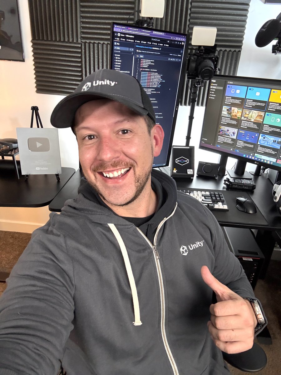 Dilmerv's tweet photo. I’m so grateful that I learned Unity a few years ago and have since created hundreds of videos about AR/VR/MR. If it wasn’t for Unity, I don’t think I would be doing advocacy today, working with developers from all around the world. Thank you, Unity and team, for all the incredible work you’ve done over the years!