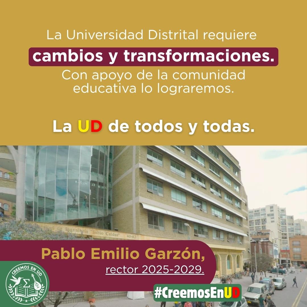 Gracias a la comunidad universitaria por sus votos y depositar sus propuestas en nuestro Plan de Gobierno. Seguiremos trabajando para una UD más incluyente, con mayores oportunidades de movilidad académica, con más apuesta a la innovación e investigación. Somos #CreemosEnUD.