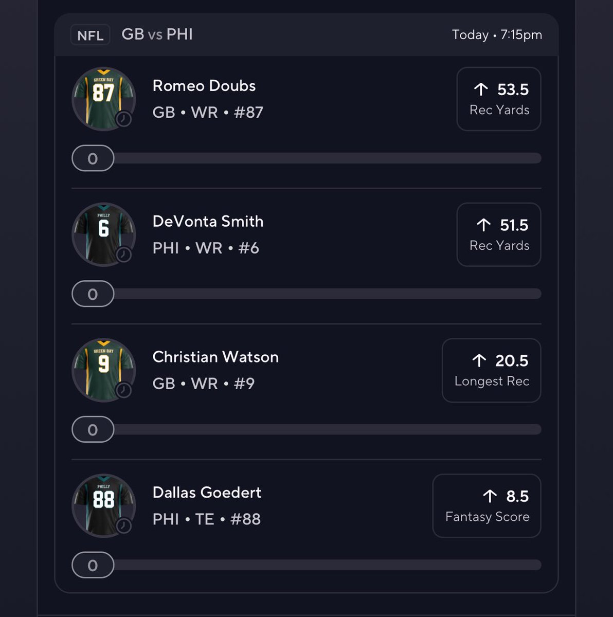 SlimProps's tweet image. Sl!m’s #NFL Monday Night Football 10x

Tail ⤵️ on #PrizePicks 

prizepicks.onelink.me/gCQS/shareEntr…

Not overthinking it tonight 🏈🍀

#Props 

Like/RT 🫶🏼