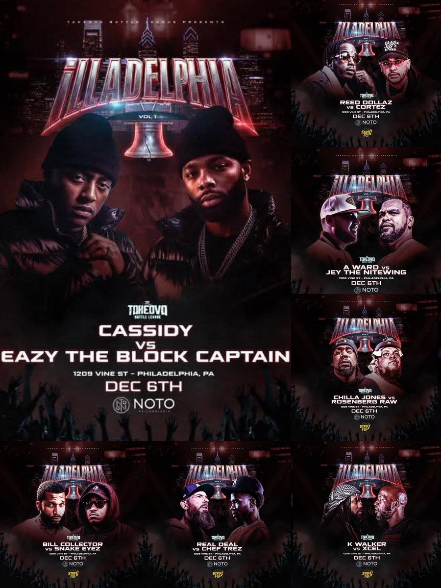 The Takeova Era continues 📈
<a href="/Takeova_BL/">12/06 CASSIDY VS EAZY THE BLOCK CAPTAIN</a>