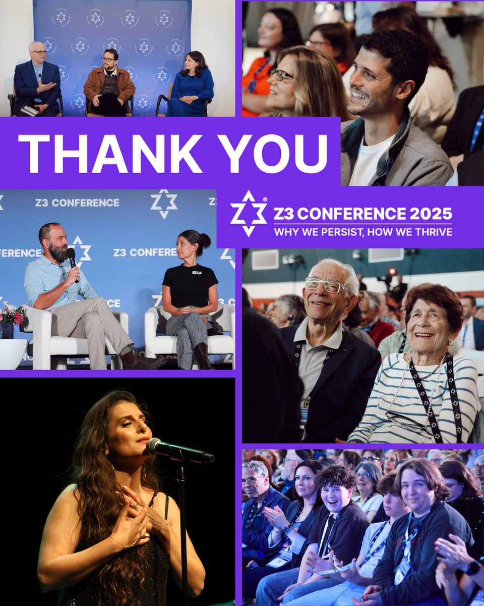 z3_project's tweet image. Whether you joined us on campus or online, your curiosity and engagement helped make this year’s gathering truly special. Throughout the day, we wrestled with big questions, celebrated bold ideas and rediscovered what it means to build the Jewish future together.

We hope you…