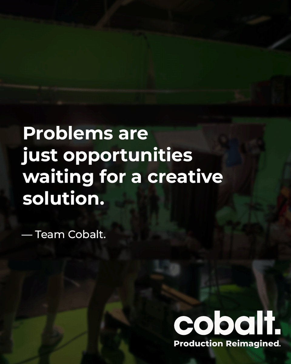 CobaltStages's tweet image. Every challenge on set is a chance to innovate.
That’s the mindset we bring to every project — no drama, just creative problem-solving.

At Cobalt, collaboration isn’t a buzzword. It’s how the magic actually happens.

#CobaltStages #VirtualProduction #KaraVedder #AlexFernbach