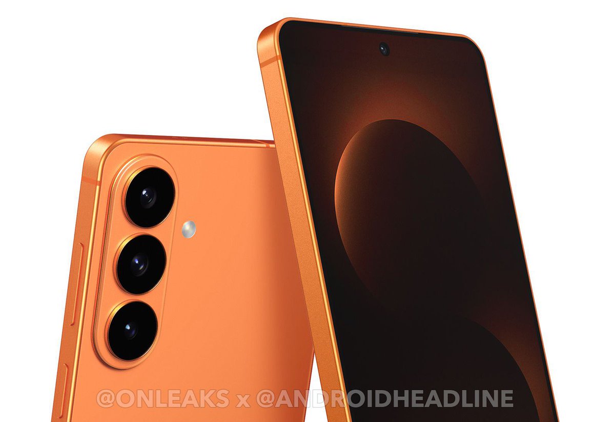 Este es el Galaxy S26 Plus en naranja como su padre😅😂

#SamsungS26