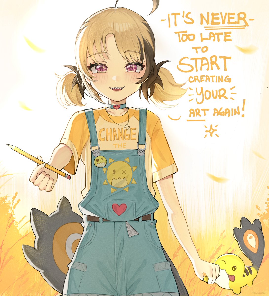 migokami's tweet image. the world could use more of YOUR art! 🌟 

#rkggk