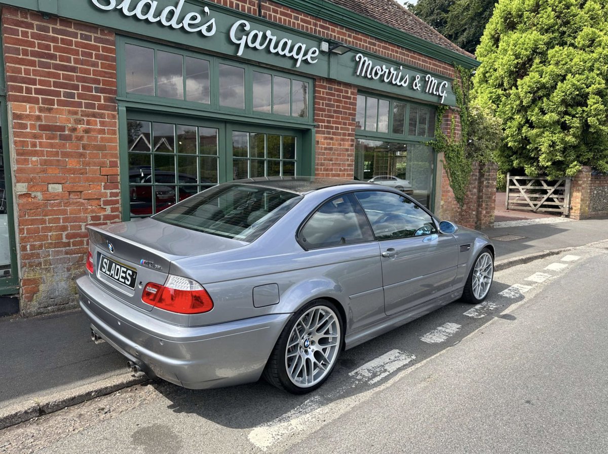 PistonHeads's tweet photo. For sale: BMW M3 CSL. Ultimate E46 caused shockwaves at £60,000 new; now you can add another £100,000 to that figure... https://t.co/ICaZkuEdc9 https://t.co/2Fu7bw9E19