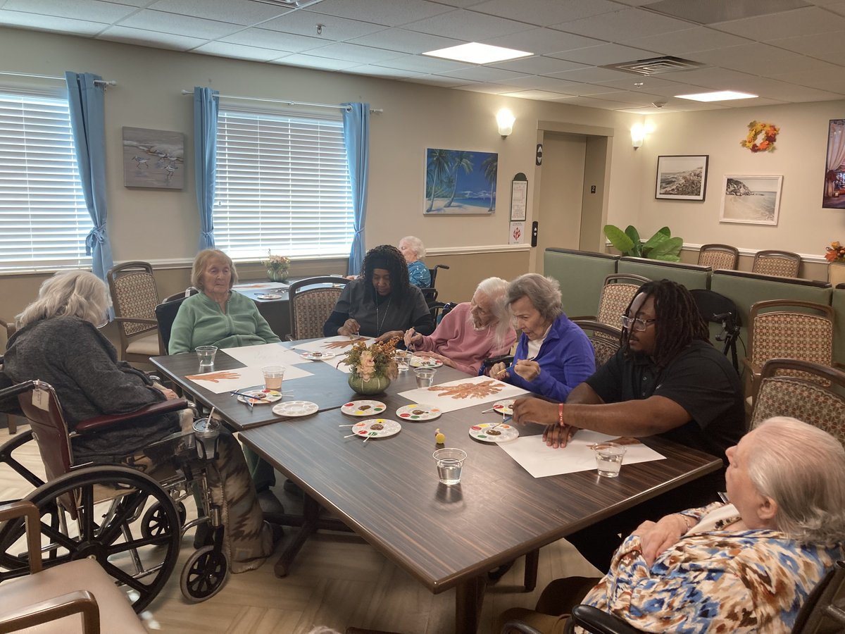 SuntreeSeniors's tweet image. Transitional Memory Care residents put their hearts—and hands—into fall creations bursting with color!

#fallart #seniorcrafts #seniorliving #melbournefl #assistedlivingfl #spacecoast #independentliving #memorycare

suntreeseniorliving.com

Assisted Living License #: AL13351