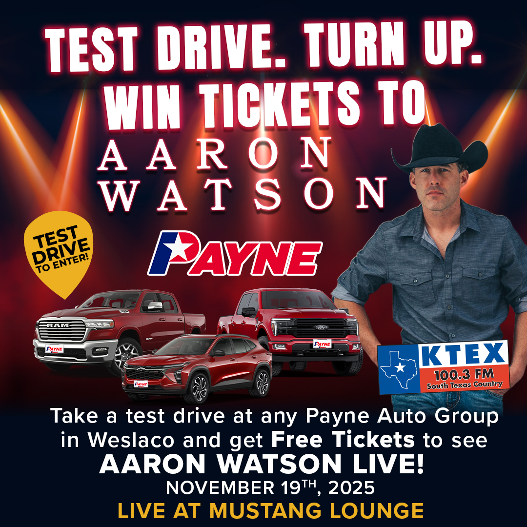 PayneChevyBuick's tweet image. 🎶 Test drive = FREE Aaron Watson tickets! 🤠🔥
Take a spin at any Payne Auto Group Weslaco location before Nov. 19 &amp;amp; see him LIVE at Mustang Lounge!
🎟️ Sign up 👉paynechevroletbuickgmc.com/test-drive-car…

#PayneAutoGroup #AaronWatson #CountryMusic #RGV #RioGrandeValley
