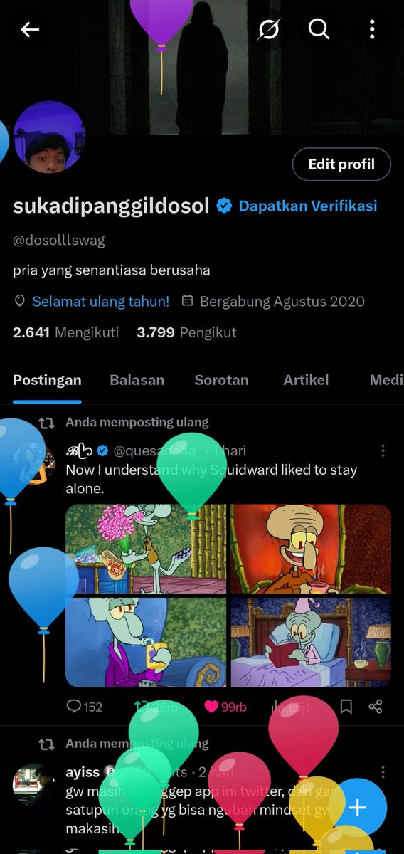 sukadipanggildosol tweet media