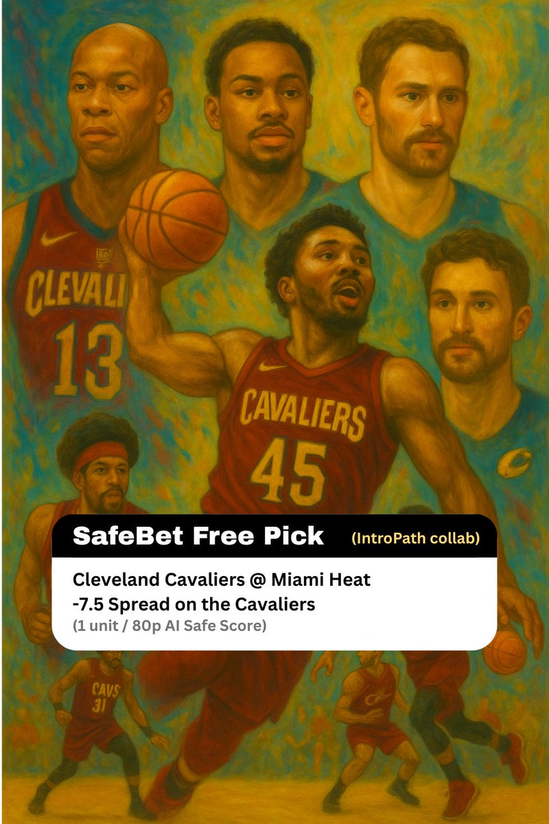 SafeBet x IntroPath

🤖Get all our NBA picks with 50% discount for just $48 at IntroPath.app 

🏀 Cleveland Cavaliers versus Miami Heat #nbapick