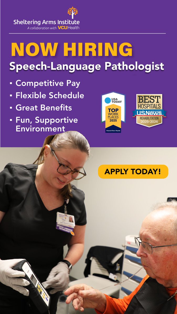 SAI_Rehab's tweet image. #Occupationaltherapists &amp;amp; #Speechlanguagepathologists 📣 Searching for your next #careeropportunity? We&apos;re #hiring! 

• Inpatient Occupational Therapist
• Outpatient Occupational Therapist
• Inpatient Speech-Language Pathologist (PRN)

Apply today👉bit.ly/3JWVZMN