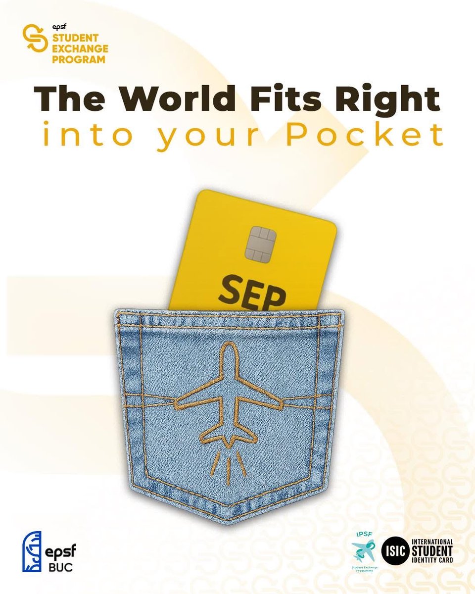 The world fits right into your pocket. 🌍
Step out. Explore. Grow.
With SEP, backed by EPSF. 💛

Start your journey 👉 shorturl.at/AHmGg

#SEP
#BornToExplore
#EPSF_BUC