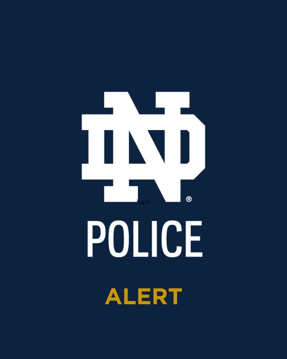 University of Notre Dame Police tweet media