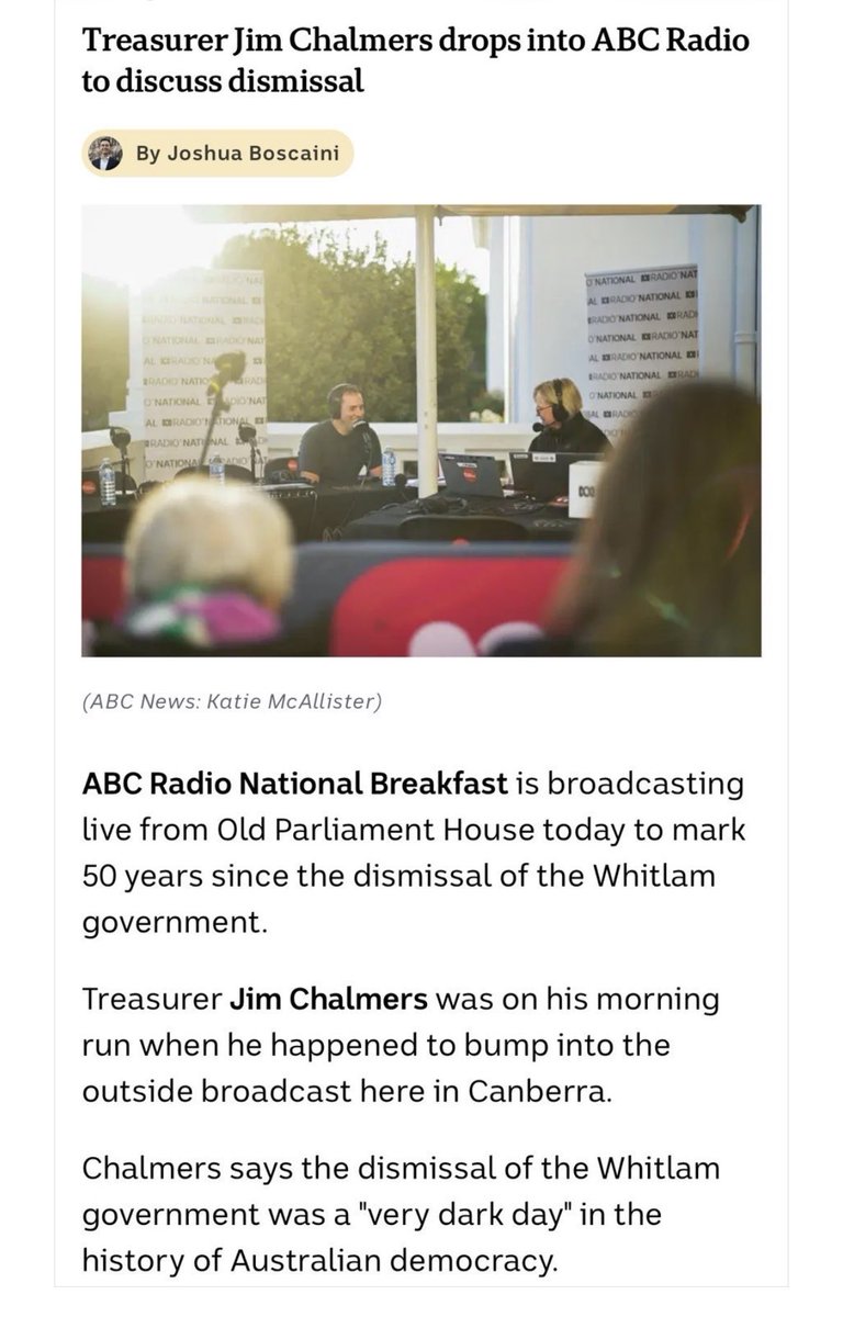 It’s been 50 years since the dismissal of the Whitlam Government - a historic moment in our nation’s history.

A moment that showed our democracy can be fragile and that the onus is on all of us to strengthen it.

Prime Minister Gough Whitlam had a true vision, and played a vital
