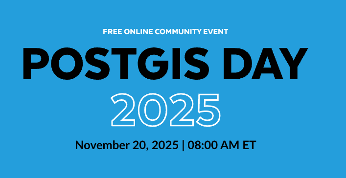 postgis's tweet image. PostGIS Day 2025 is almost here! Next week, November 20 (that&apos;s the day after GIS Day), over 20 talks about our favourite spatial database. Sign up now, there&apos;s a finite number of webinar slots and an infinite about of interest! snowflake.com/postgis-day-20…