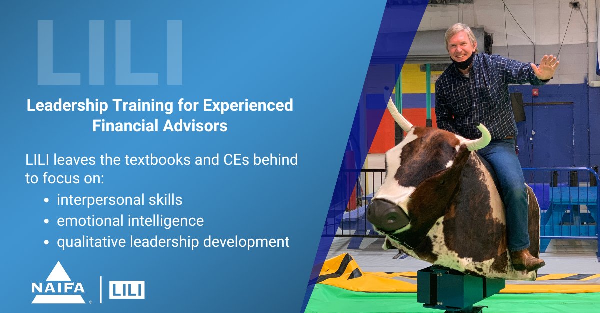 Great advisors aren’t just trained—they’re transformed.
NAIFA’s LILI program goes beyond skills &amp; CE by focusing on you—your values, growth, and leadership.
Become a NAIFA member and invest in the leader you’re meant to be: hubs.ly/Q03St3RL0

#EducateToElevate #NAIFAProud