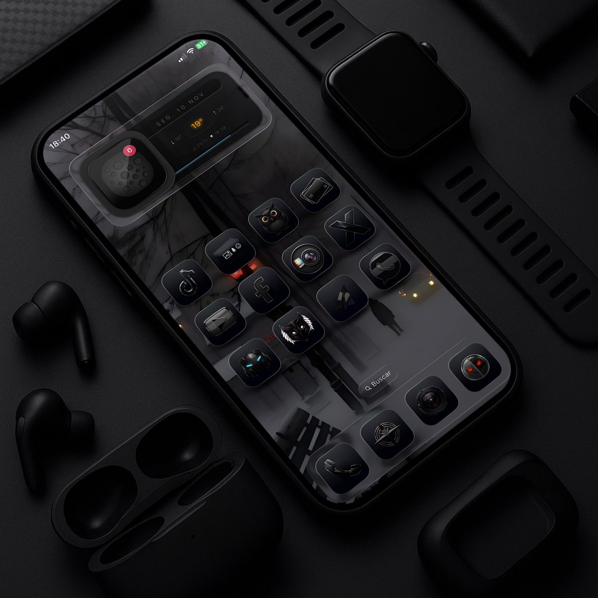 🚨🚨🚨 Still in promotion: Dark Obsidian + White Obsidian icon packs + 200 Wallpaper pack. 🚨🚨🚨

Mockup mLite
Widget Smart Wallpaper Art
Wallpaper by X post

Check it on layerone4.gumroad.com/l/mebmos