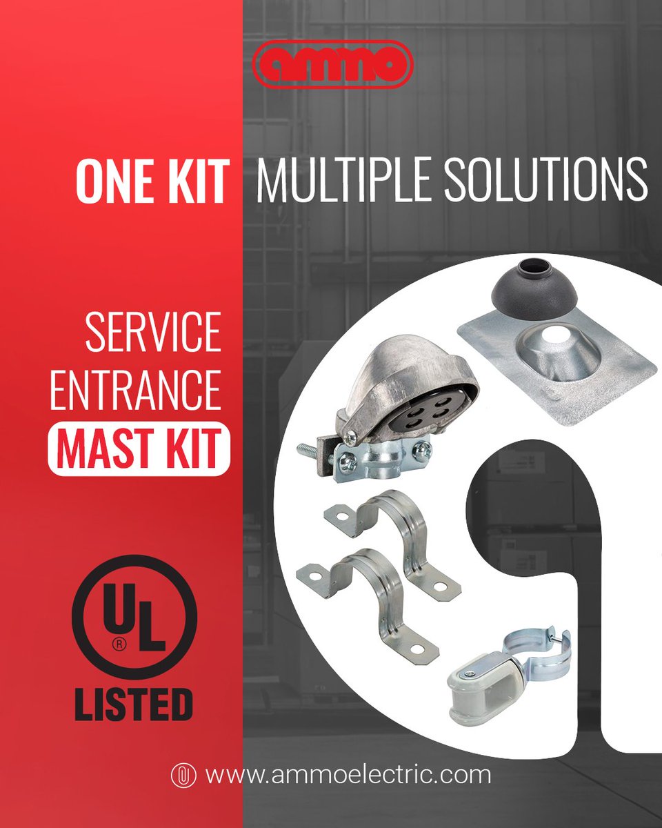 ammo_electric's tweet image. 🔧 Trusted Service Entrance Solutions!

✅Accommodates multiple specifications
✅Eliminates the need to purchase and stock extra components

Contact us.
📞 Phone: 718 338 1851
✉️ Email: info@ammoelectric.com

#AmmoInternational #ElectricalSolutions #ServiceEntrance #BuiltToLast