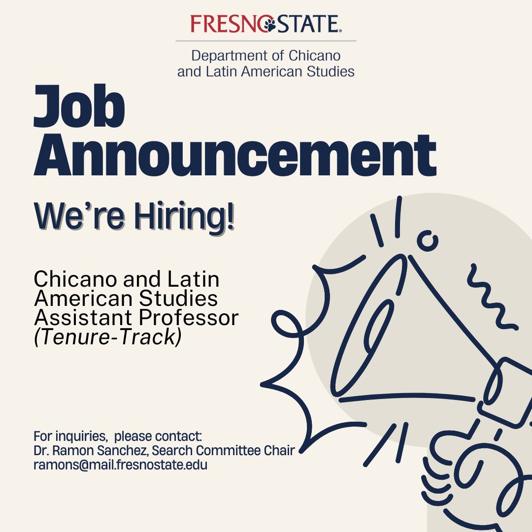 Fresno State Dept of CLAS tweet media