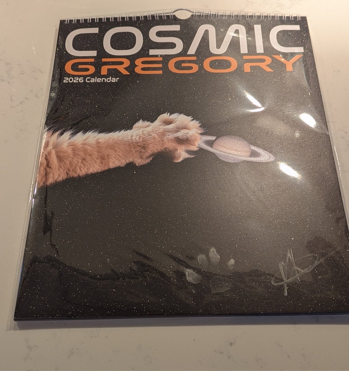 The calendar of the year just arrived! Thank-you Gregory, oh and <a href="/AJamesMcCarthy/">Andrew McCarthy</a>  😂