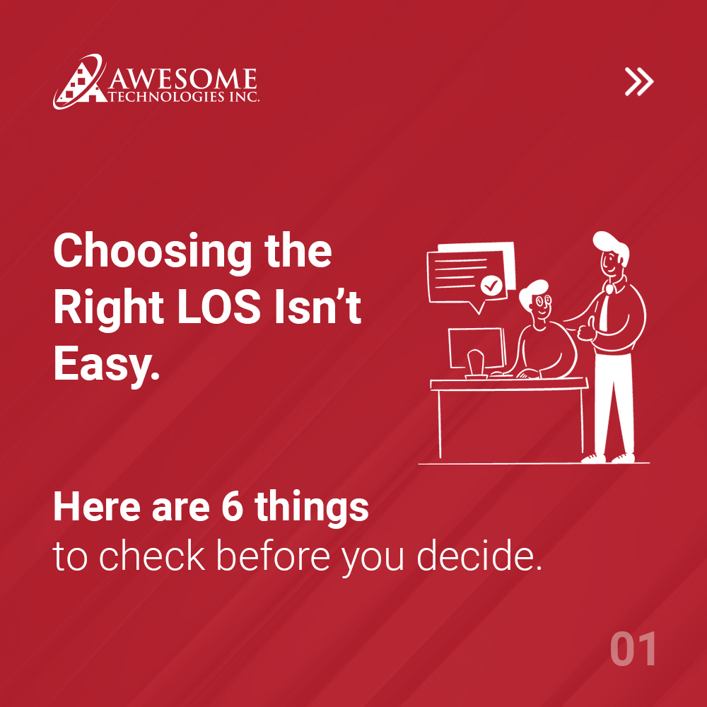 awesometech_inc's tweet image. Choosing the right LOS can transform your workflow. From ease of use to automation and security, every feature matters.

Check the full post here: linkedin.com/feed/update/ur… 

#AwesomeTechInc #LoanOriginationSystem #MortgageTech #LendingSolutions #WorkflowAutomation